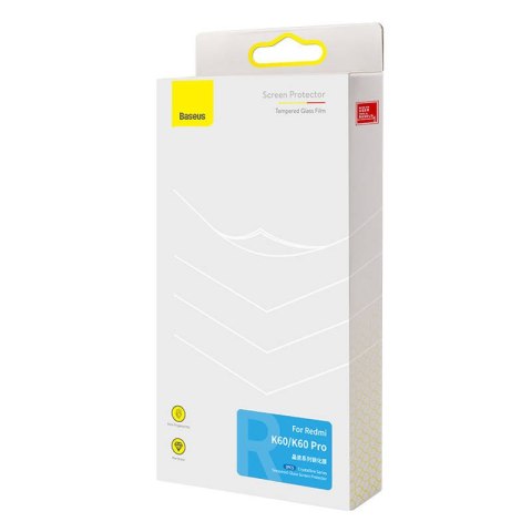 Szkło hartowane BASEUS do Redmi K60/K60 Pro (przezroczyste)