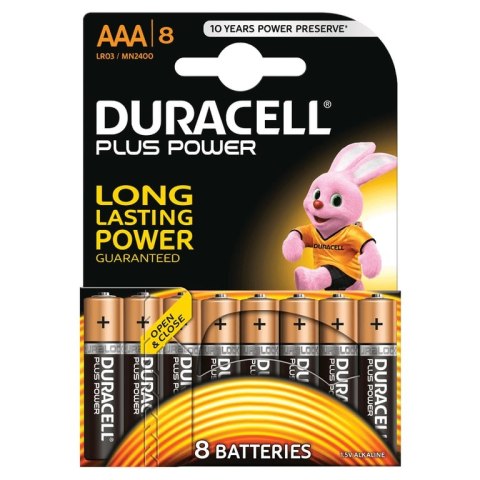Duracell MN2400B8 bateria do użytku domowego Jednorazowa bateria AAA Alkaliczny