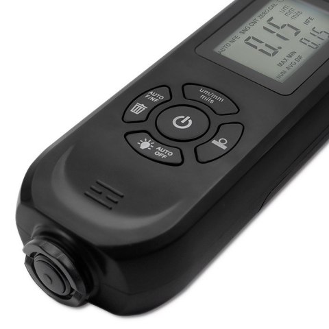 Qoltec Miernik grubości lakieru z podświetlanym bocznym wyświetlaczem LCD | 0 ~ 2000um