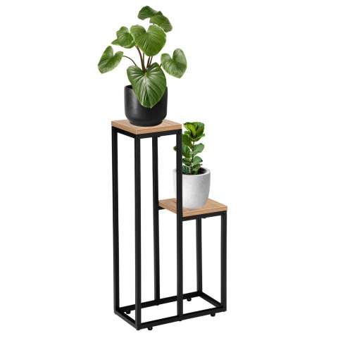 Kwietnik stojący czarny HAZEL CRAFT