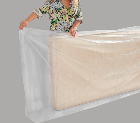 Pokrowiec z folii na materac 175|3 x 248|9cm GRUBY 37|5 mikronów