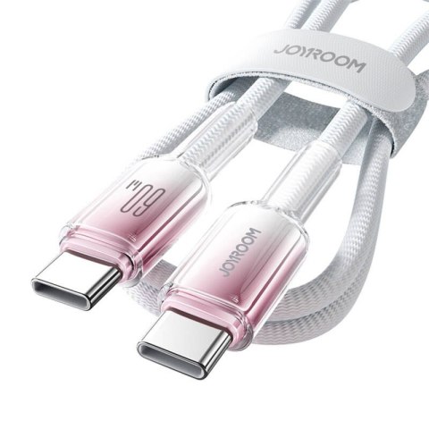 Kabel JOYROOM S-A42 USB-C-USB-C 1.2m 60W (biały)