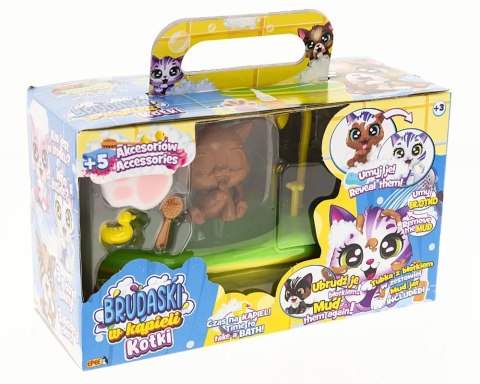 Brudaski w Kąpieli KOTKI - Zestaw „Łazienka": Rózia