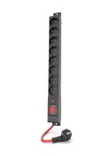 Urządz. zas.-zabezpiecz. acar R8 POWER 16A, czarny 5m W2452