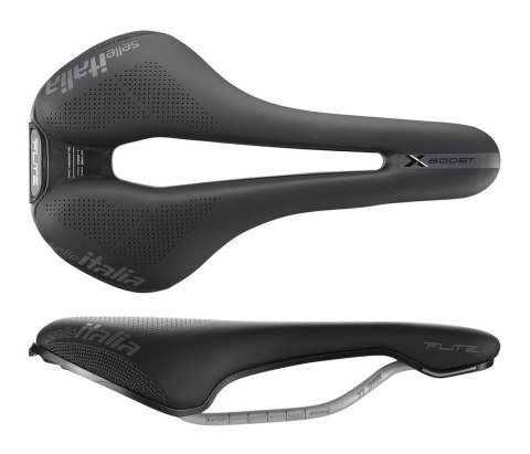 Siodło SELLE ITALIA FLITE BOOST X-CROSS TI316 SUPERFLOW L (id match L3), 208g, Czarne (NEW)