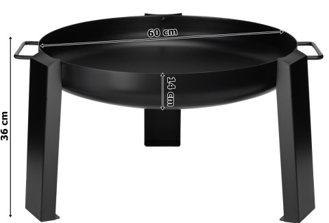 Palenisko stalowe 60 cm HOGAR