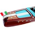 Ekskluzywny model motorówki Reeva Aquarama 87cm - wielki, drewniany model klasycznej, włoskiej łodzi motorowej - 4P-90