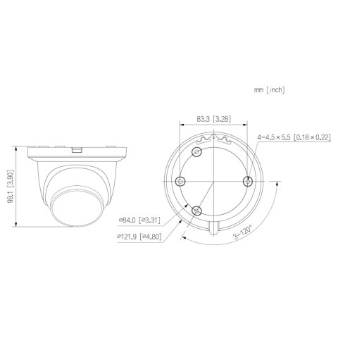 KAMERA IP IPC-HDW2649TM-S-IL-0280B WizSense Smart Dual Light - 6 Mpx 2.8 mm DAHUA
