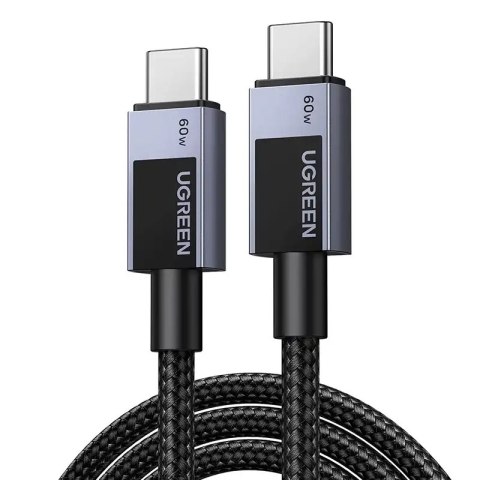 Kabel USB-C do USB-C Ugreen L524, 60W, PD, 3m (szary)
