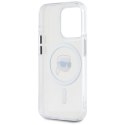 Karl Lagerfeld IML Metal Karl Head MagSafe - Etui do iPhone 15 Pro Max (biały)