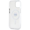Karl Lagerfeld IML Metal Karl Head MagSafe - Etui do iPhone 15 (biały)