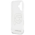 Karl Lagerfeld IML Rhinestones Karl Head - Etui do iPhone 16 (przezroczysty)