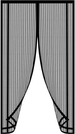 Moskitiera magnetyczna na drzwi do przycięcia Magic Mesh