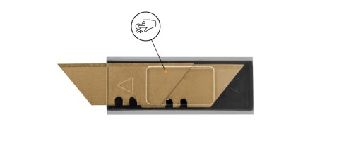 OSTRZA TRAPEZOWE DIY-KN1902BG/10B 19 mm BRADAS