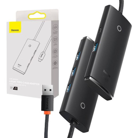 HUB USB - C Baseus Lite 4-portowy (25CM)