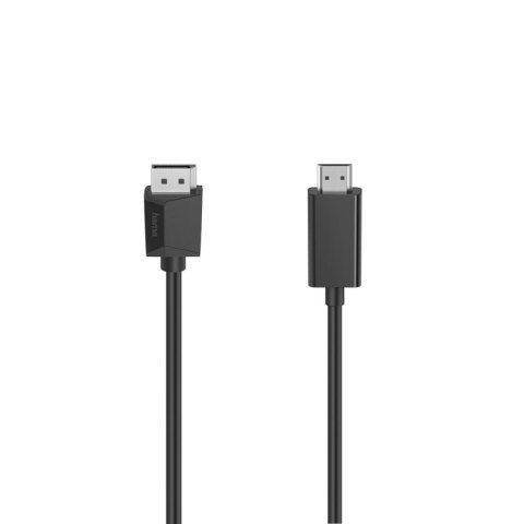 Hama 00205144 adapter kablowy 1,5 m DisplayPort HDMI Czarny