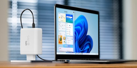 Ładowarka sieciowa Kruger&Matz 140 W GaN z funkcją Quick Charge i Power Delivery