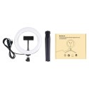 Lampa pierścieniowa LED PULUZ 20cm statyw uchwyt telefonu