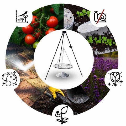 Ruszt na ognisko trójnóg 80 cm Berdsen BD-884