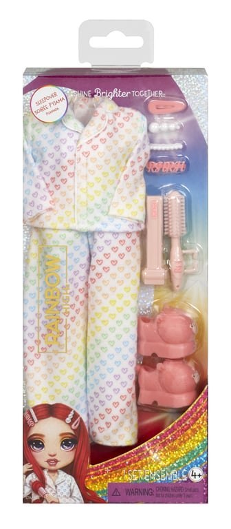 Rainbow High Fashion Pack Sleepover Zestaw ubrań dla lalek