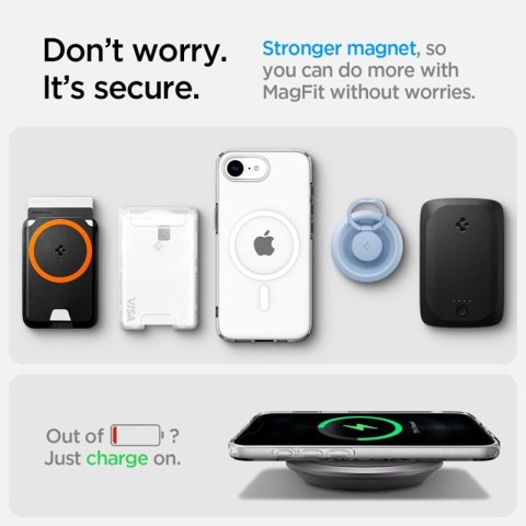 Spigen Liquid Crystal Mag MagSafe - Etui do iPhone 17e / 16e (Przezroczysty)