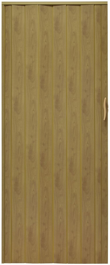 Drzwi harmonijkowe 001P JASNY DĄB MAT G - 100 cm