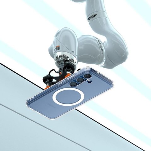Spigen Ultra Hybrid Mag MagSafe - Etui do Samsung Galaxy S25 (Clear / White)
