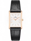 ZEGAREK DAMSKI DANIEL WELLINGTON Bound Black Crocodile Rose Gold DW00100693 + BOX