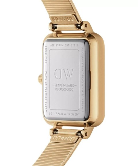 ZEGAREK DAMSKI DANIEL WELLINGTON Quadro Lumine Pressed Piano 20mm DW00100582 + BOX (zw519a)