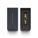 ZEGAREK DAMSKI DANIEL WELLINGTON Quadro Pressed Melrose Emerald 20mm DW00100445+ BOX (zw505n)