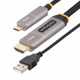 StarTech 146B-USBC-HDMI4K-AOC adapter kablowy 15,2 m USB Type-C HDMI Typu A (Standard) Czarny
