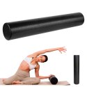 Wałek do masażu, roller 15x90cm, kolor czarny, materiał EPP, REBEL ACTIVE