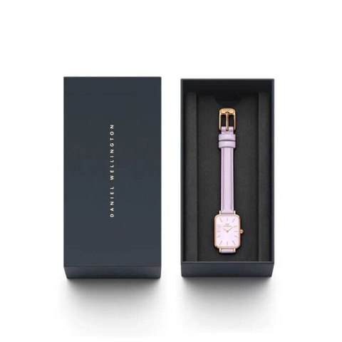 ZEGAREK DAMSKI DANIEL WELLINGTON Quadro Lavender Mop 20mm DW00100637 + BOX (zw521b)