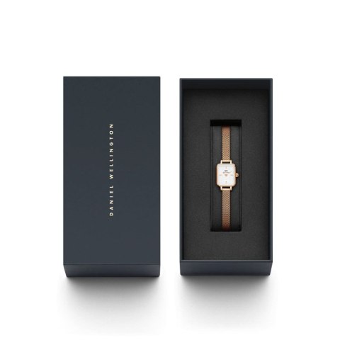 ZEGAREK DAMSKI DANIEL WELLINGTON Quadro Mini Melrose 15mm DW00100727 + BOX (zw524c)