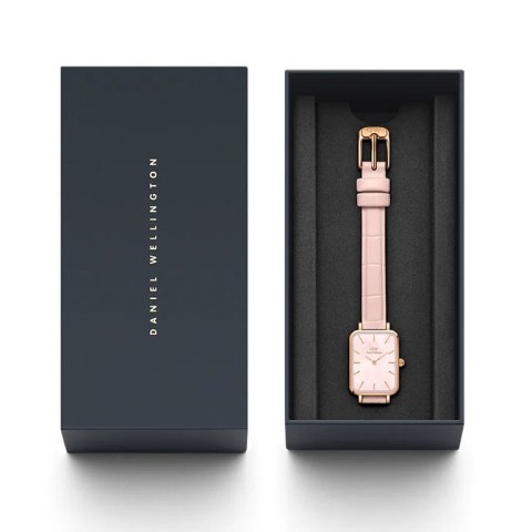 ZEGAREK DAMSKI DANIEL WELLINGTON Quadro Pressed Melrose Pearl 20mm DW00100508 + BOX (zw521a)