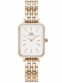 ZEGAREK DAMSKI DANIEL WELLINGTON Quadro Rose Gold DW00100672 + BOX (zw519h)