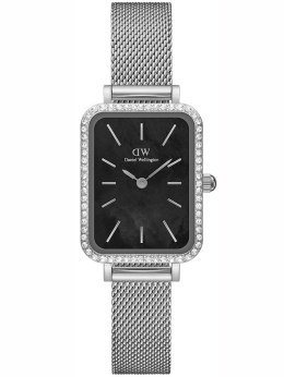 ZEGAREK DAMSKI DANIEL WELLINGTON Quadro Silver Mesh DW00100667 + BOX (zw519k)