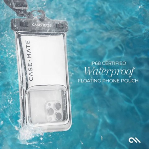 Case-Mate Waterproof Floating Pouch - Etui wodoodporne do smartfonów (Silver Chrome)