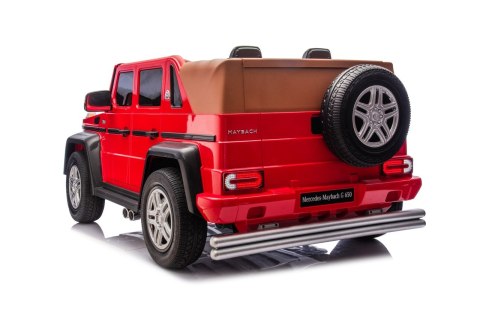 Pojazd Mercedes Benz MAYBACH G650 STRONG Czerwony