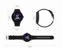 Smartwatch Damski GRAVITY GT12-8 Biały Pasek Silikonowy + Srebrna Bransoleta