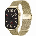 Smartwatch Damski GRAVITY GT15-11 Granatowy Pasek Silikonowy + Złota Bransoleta