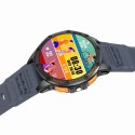 Smartwatch Męski GRAVITY GPS GT24-1 Czarny Pasek Silikonowy + Granatowy Pasek Silikonowy