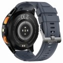 Smartwatch Męski GRAVITY GPS GT24-1 Czarny Pasek Silikonowy + Granatowy Pasek Silikonowy