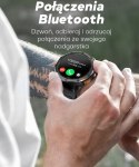 Smartwatch Męski GRAVITY GPS GT24-4 Czarny Pasek Silikonowy + Pomarańczowy Pasek Silikonowy