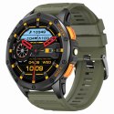 Smartwatch Męski GRAVITY GPS GT24-5 Czarny Pasek Silikonowy + Zielony Pasek Silikonowy