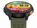 Smartwatch Męski GRAVITY GPS GT24-5 Czarny Pasek Silikonowy + Zielony Pasek Silikonowy