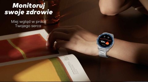 Smartwatch Męski GRAVITY GT16-1 Gold / Złota Bransoleta