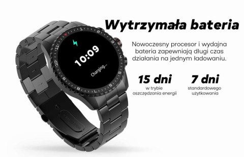 Smartwatch Męski GRAVITY GT16-1 Gold / Złota Bransoleta