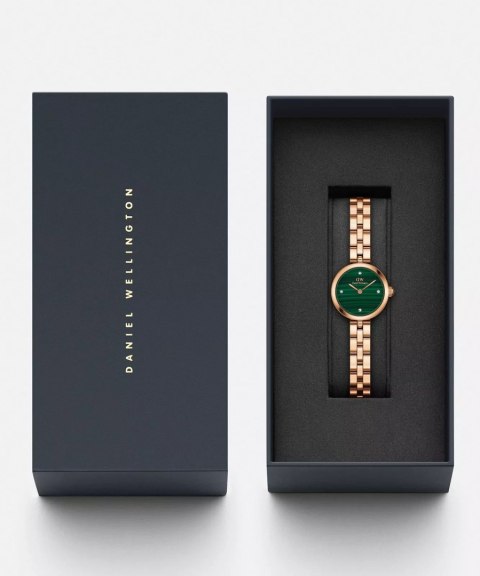 ZEGAREK DAMSKI DANIEL WELLINGTON Elan Lumine Malachite Rose Gold 22mm DW00100721 + BOX (zw522c)