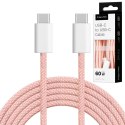 Kabel USB typu C - USB typu C 60 W 1,5 m różowy Kruger&Matz Basic
